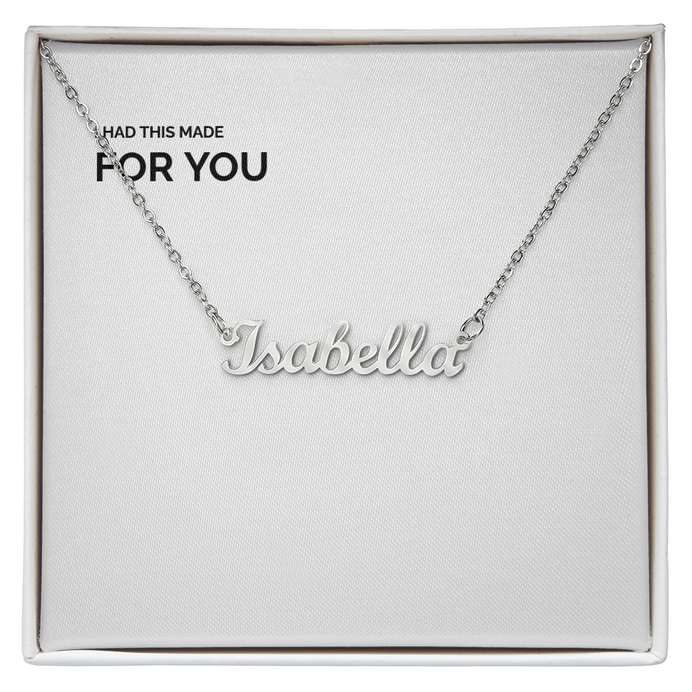 Signature Custom Name Necklace