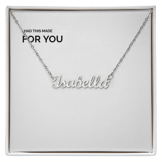 Signature Custom Name Necklace