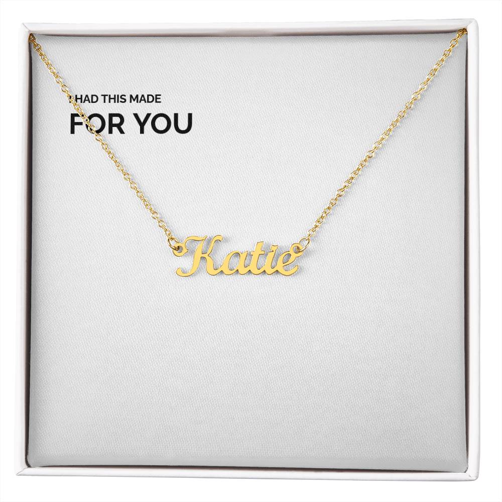 Signature Custom Name Necklace