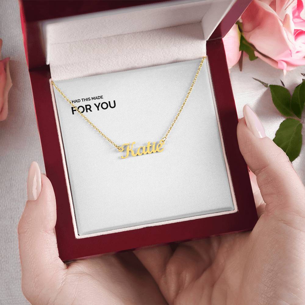 Signature Custom Name Necklace